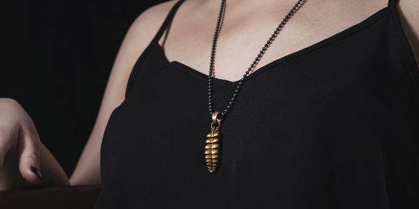 Přívěsek s chřestýším ocasem